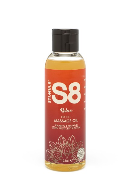  Массажное масло S8 Massage Oil Relax Green Tea & Lilac Blossom (125 ML)