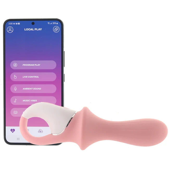 Анальный надувной вибратор «Air Pump Booty 5» от «Satisfyer» 