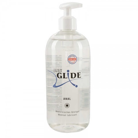 Анальная гель-смазка на водной основе Just Glide Anal (500 ML)  Анальная гель-смазка на водной основе Just Glide Anal (500 ML)