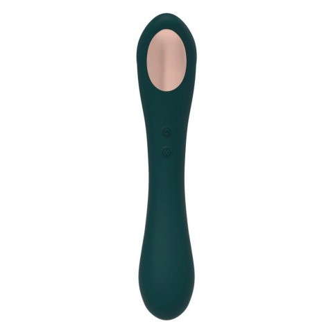 Тёмно-зеленый вибратор с клиторальной стимуляцией «Quiver» от «Alive» Тёмно-зеленый вибратор с клиторальной стимуляцией «Quiver» от «Alive»