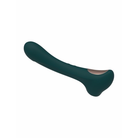 Тёмно-зеленый вибратор с клиторальной стимуляцией «Quiver» от «Alive» Тёмно-зеленый вибратор с клиторальной стимуляцией «Quiver» от «Alive»