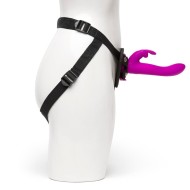 Фиолетовый женский страпон «Strap-on Kit» от «Happy Rabbit»