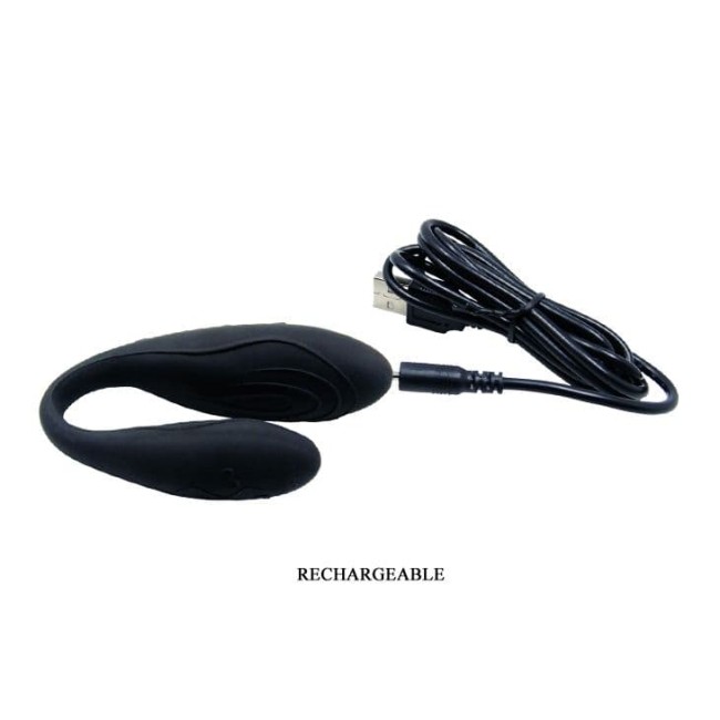 Перезаряжаемый вибромассажер для пар с ДУ, 30 функций, Pretty Love «Indulgence Plus» Перезаряжаемый вибромассажер для пар с ДУ, 30 функций, Pretty Love «Indulgence Plus»