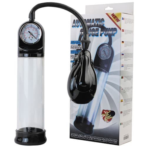 Автоматическая помпа с нагнетателем и манометром