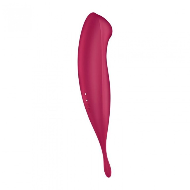 Вакуумно-волновой массажер + вибратор «Twirling Pro» от «Satisfyer»  Вакуумно-волновой массажер + вибратор «Twirling Pro» от «Satisfyer»