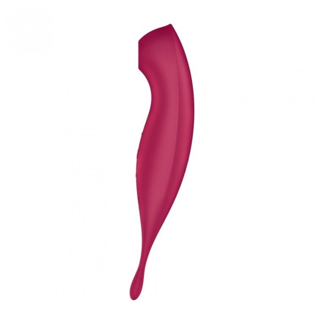Вакуумно-волновой массажер + вибратор «Twirling Pro» от «Satisfyer»  Вакуумно-волновой массажер + вибратор «Twirling Pro» от «Satisfyer»