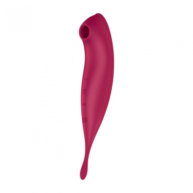 Вакуумно-волновой массажер + вибратор «Twirling Pro» от «Satisfyer»  Вакуумно-волновой массажер + вибратор «Twirling Pro» от «Satisfyer»