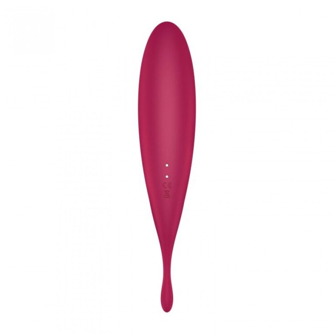 Вакуумно-волновой массажер + вибратор «Twirling Pro» от «Satisfyer»  Вакуумно-волновой массажер + вибратор «Twirling Pro» от «Satisfyer»