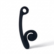 Вибратор для двойной стимуляции «Snail CURVE» от «SVibe» (чёрный)