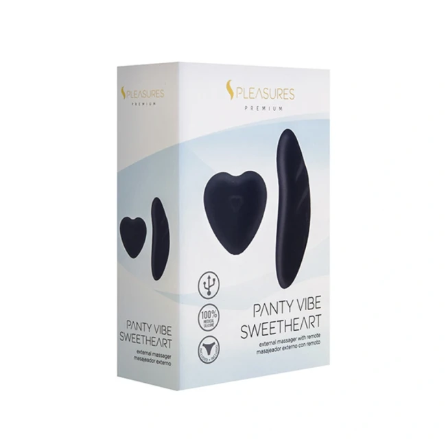 Вибротрусики «Panty Vibe Sweetheart» Spleasures (чёрный) Вибротрусики «Panty Vibe Sweetheart» Spleasures (чёрный)