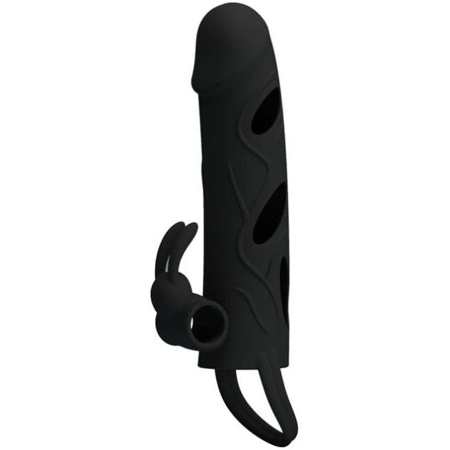  Силиконовая вибронасадка на пенис «Pretty Love»