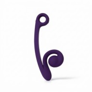 Вибратор для двойной стимуляции «Snail CURVE» от «SVibe» (фиолетовый)