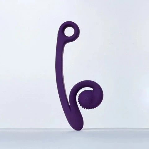 Вибратор для двойной стимуляции «Snail CURVE» от «SVibe» (фиолетовый) Вибратор для двойной стимуляции «Snail CURVE» от «SVibe» (фиолетовый)