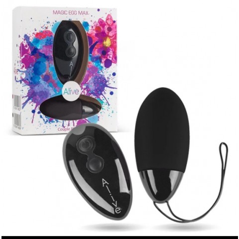 Мощное виброяйцо с пультом ДУ «Magic Egg MAX» от «Alive» Мощное виброяйцо с пультом ДУ «Magic Egg MAX» от «Alive»