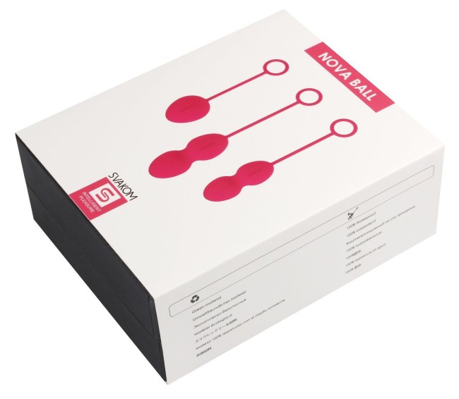 Набор розовых вагинальных шариков со смещенным центром тяжести «Nova Ball» от «Svakom» Набор розовых вагинальных шариков со смещенным центром тяжести «Nova Ball» от «Svakom»