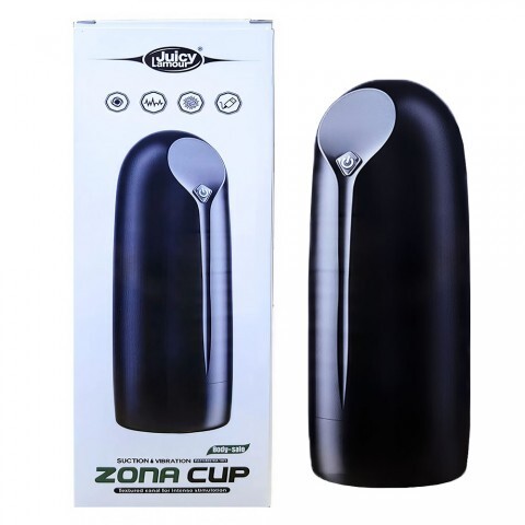 Автоматический мастурбатор с функцией вибрации и всасывания Juicy Lamour ZONA CUP