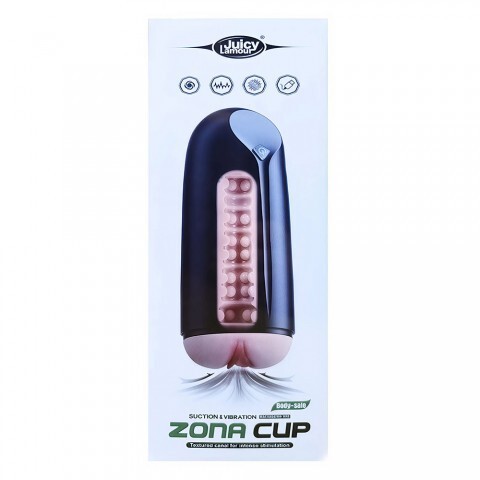 Автоматический мастурбатор с функцией вибрации и всасывания Juicy Lamour ZONA CUP