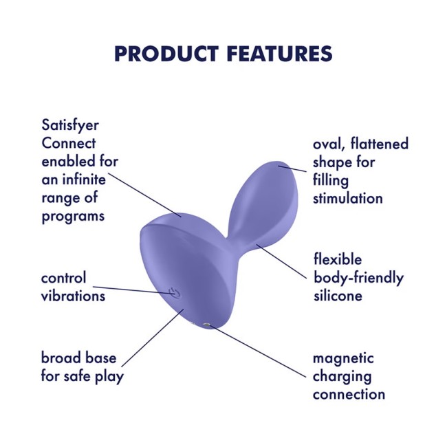 Анальная вибровтулка «Sweet Seal» от «Satisfyer» Анальная вибровтулка «Sweet Seal» от «Satisfyer»