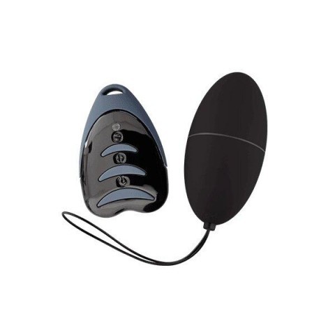 Чёрное виброяйцо с пультом управления «Magic egg» от «Alive» 