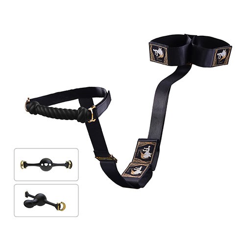 Набор для бондажа «Hogtie Bondage Gear With Mouth Gags» от «UPKO» 