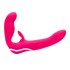 Розовый безремневой страпон «Strap-on » от «Happy Rabbit»