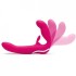 Розовый безремневой страпон «Strap-on » от «Happy Rabbit»
