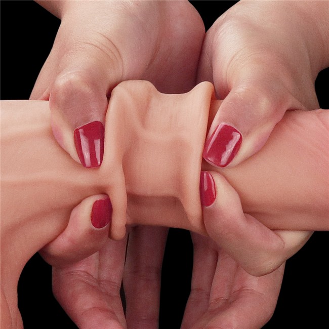 Фаллоимитатор с двойным покрытием «Sliding Skin Dual Layer Dong» от «Lovetoy» (17 см) Фаллоимитатор с двойным покрытием «Sliding Skin Dual Layer Dong» от «Lovetoy» (17 см)