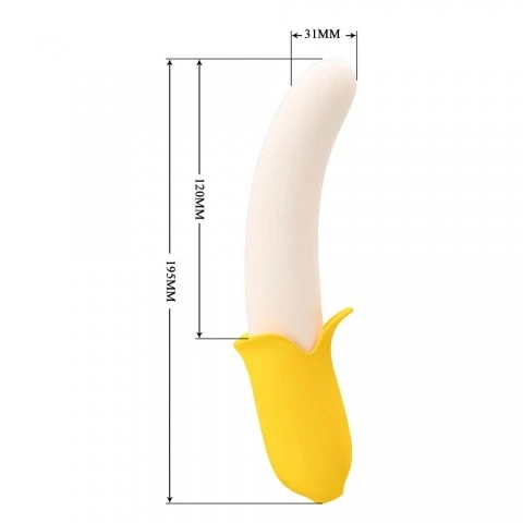 Вибратор с фрикцией «Banana Geek» от «Pretty Love»