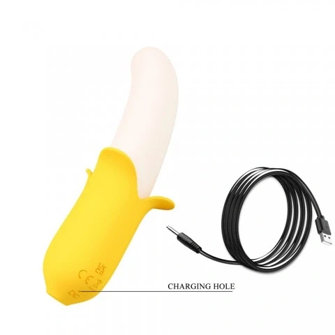 Вибратор с фрикцией «Banana Geek» от «Pretty Love»