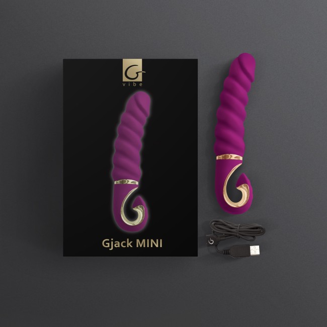 Анатомический витой вибратор «Gjack Mini» от «Gvibe»  Анатомический витой вибратор «Gjack Mini» от «Gvibe»