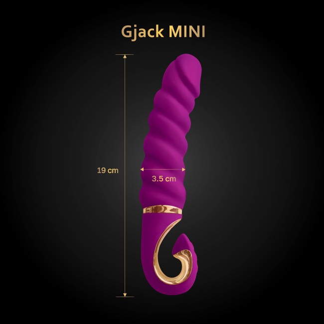 Анатомический витой вибратор «Gjack Mini» от «Gvibe»  Анатомический витой вибратор «Gjack Mini» от «Gvibe»