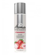 Массажное масло «JO Aromatix Massage Oil Strawberry» от «System JO» с ароматом клубники 120 ML 