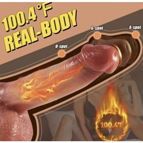 Вибратор реалистичный с подогревом и пультом ДУ от «CompanionX» (19,5 см) Вибратор реалистичный с подогревом и пультом ДУ от «CompanionX» (19,5 см)