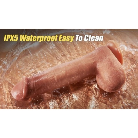 Вибратор реалистичный с подогревом и пультом ДУ от «CompanionX» (19,5 см) Вибратор реалистичный с подогревом и пультом ДУ от «CompanionX» (19,5 см)