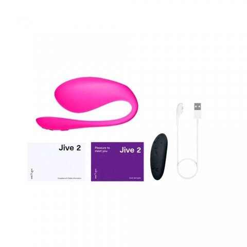 Вибратор «Jive 2 Secret joyride» с ПДУ и с возможностью управления через смартфон от «We-Vibe» (розовый)