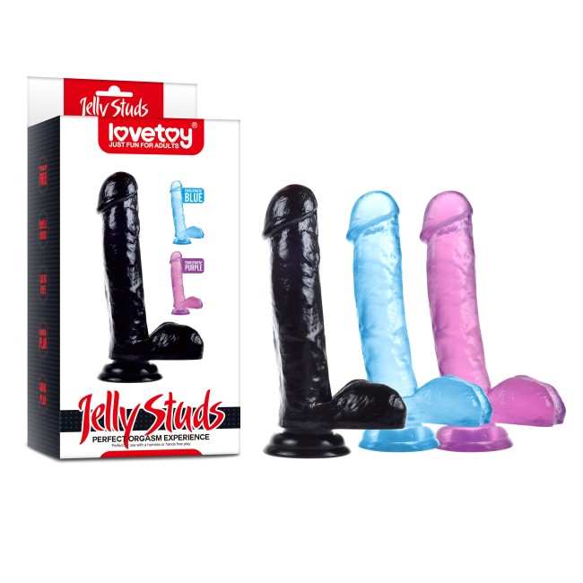 Гелевый фаллоимитатор на присоске «Jelly Studs» (16 см) Гелевый фаллоимитатор на присоске «Jelly Studs» (16 см)