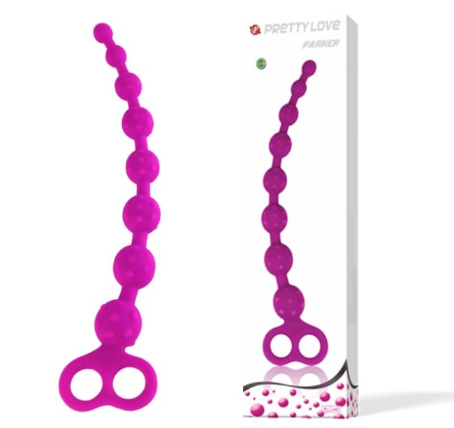 Анальная цепочка из силикона Анальная цепочка из силикона