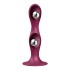 Малиновый фаллоимитатор «Double Ball-R» от «Satisfyer» 