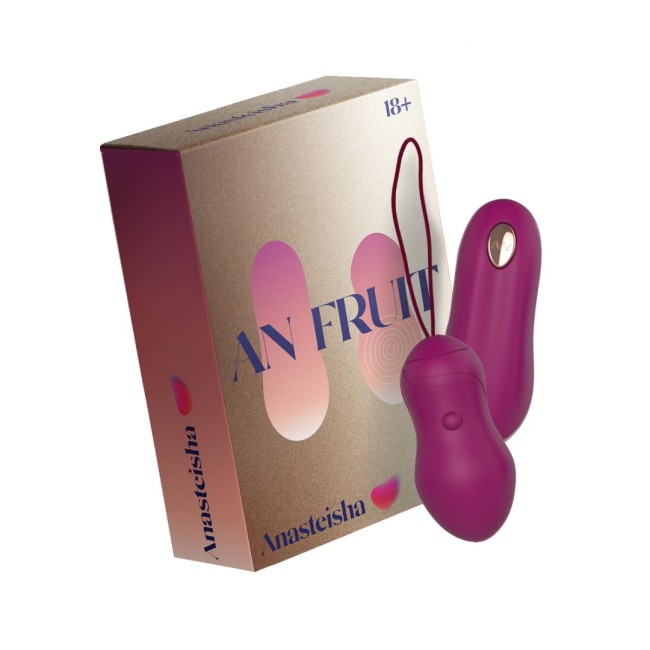 Сливовое вагинальное виброяйцо с пультом ДУ «AN Fruit» от «Anasteisha» Сливовое вагинальное виброяйцо с пультом ДУ «AN Fruit» от «Anasteisha»