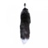Металлическая анальная пробка с лисьим хвостом «Black and White Fox Tail » от «Alive» (L)