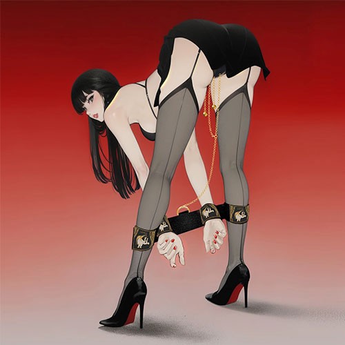 Распорка-бондаж с зажимами на клитор «Spreader Bar With Wrist And Ankle 1» от «UPKO» 