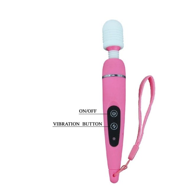 Вибромассажер с 3-мя насадками, 10 скоростей вибрации Вибромассажер с 3-мя насадками, 10 скоростей вибрации