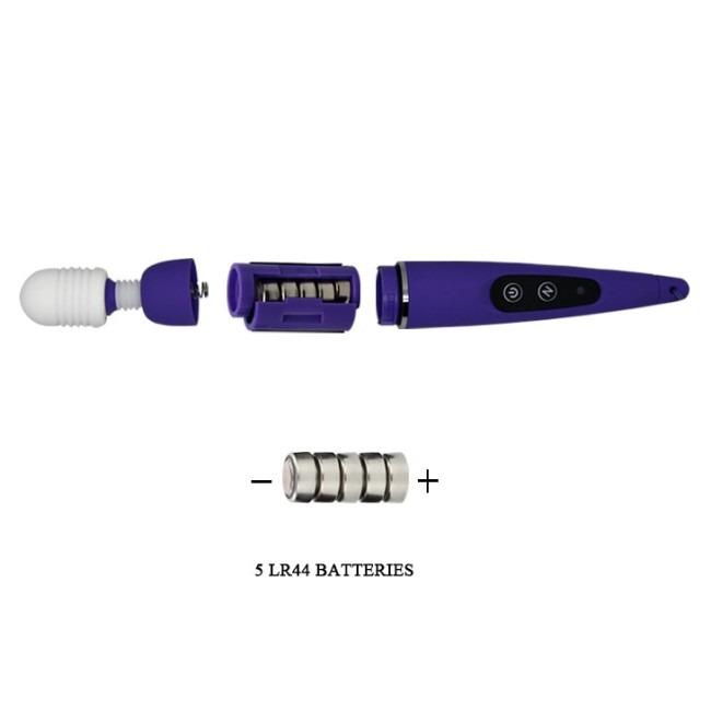 Вибромассажер с 3-мя насадками, 10 скоростей вибрации Вибромассажер с 3-мя насадками, 10 скоростей вибрации