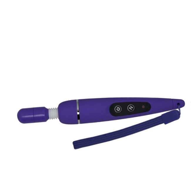 Вибромассажер с 3-мя насадками, 10 скоростей вибрации Вибромассажер с 3-мя насадками, 10 скоростей вибрации