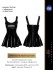 Кокетливое эротическое платье из винила, XL (чёрный)