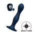 Темно-синий фаллоимитатор «Double Ball-R» от «Satisfyer» 