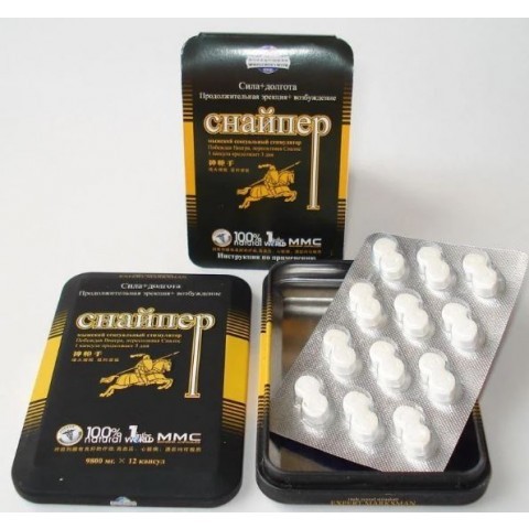 Мужской возбудитель «Снайпер» 12 шт. Мужской возбудитель «Снайпер» 12 шт.