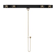 Распорка-бондаж с вагинальным шариком «Spreader Bar With Wrist And Ankle 2» от «UPKO» 