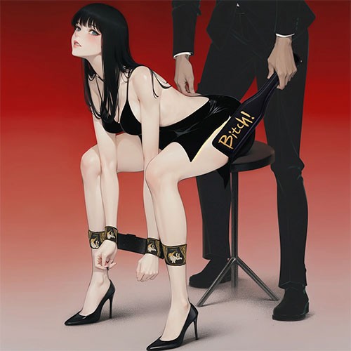 Распорка-бондаж с вагинальным шариком «Spreader Bar With Wrist And Ankle 2» от «UPKO» 