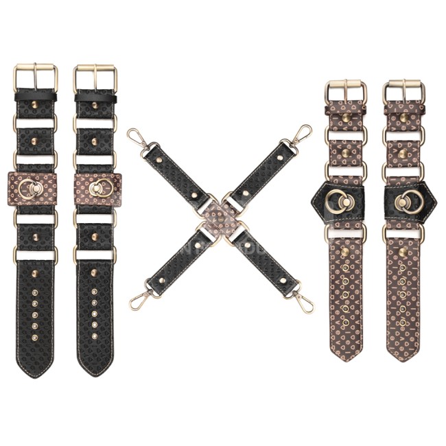 Набор фиксаторов (наручники, оковы для ног) «Rebellion Reign Hogtie Set» от «Lovetoy»